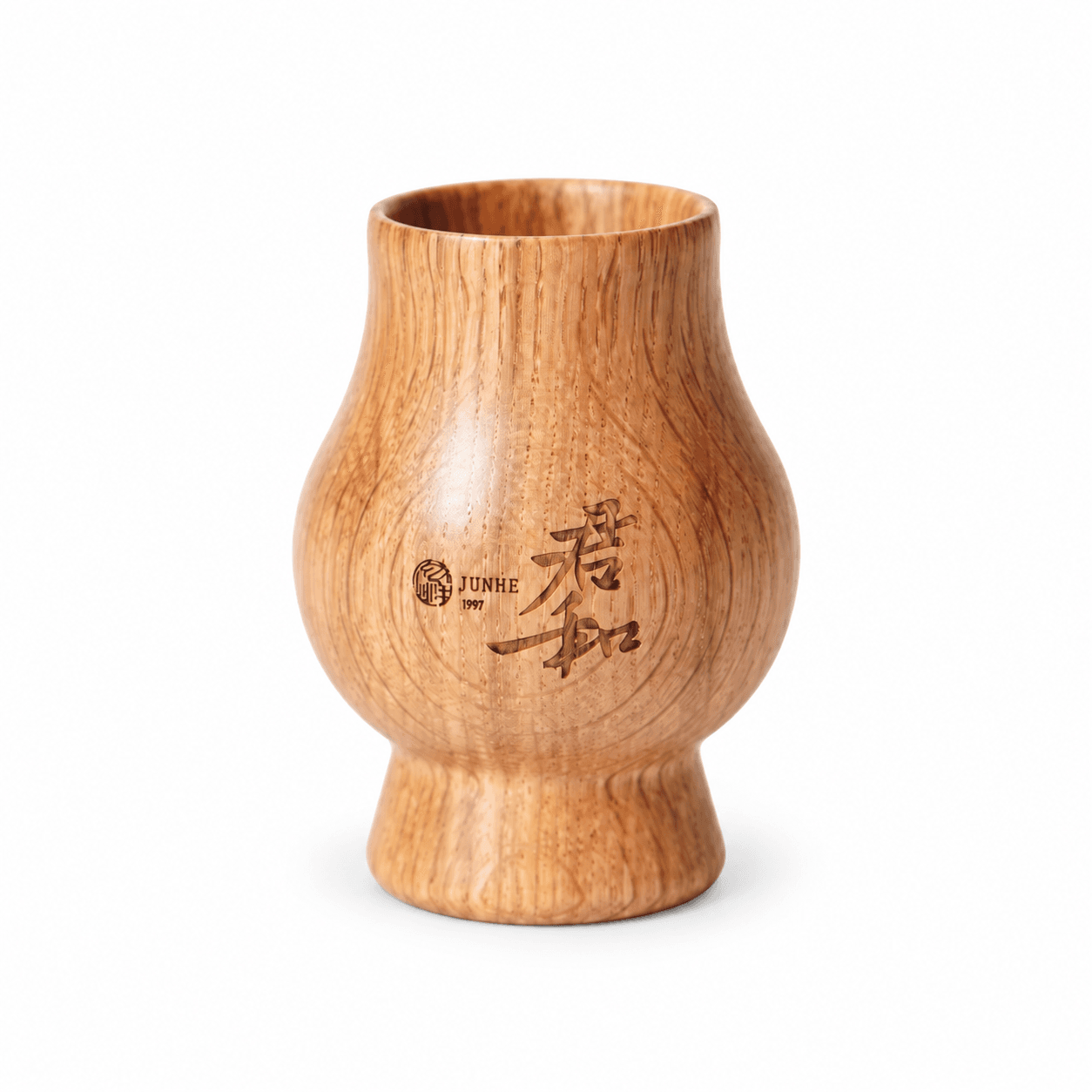 Oak Cup with engraved Junhe logo