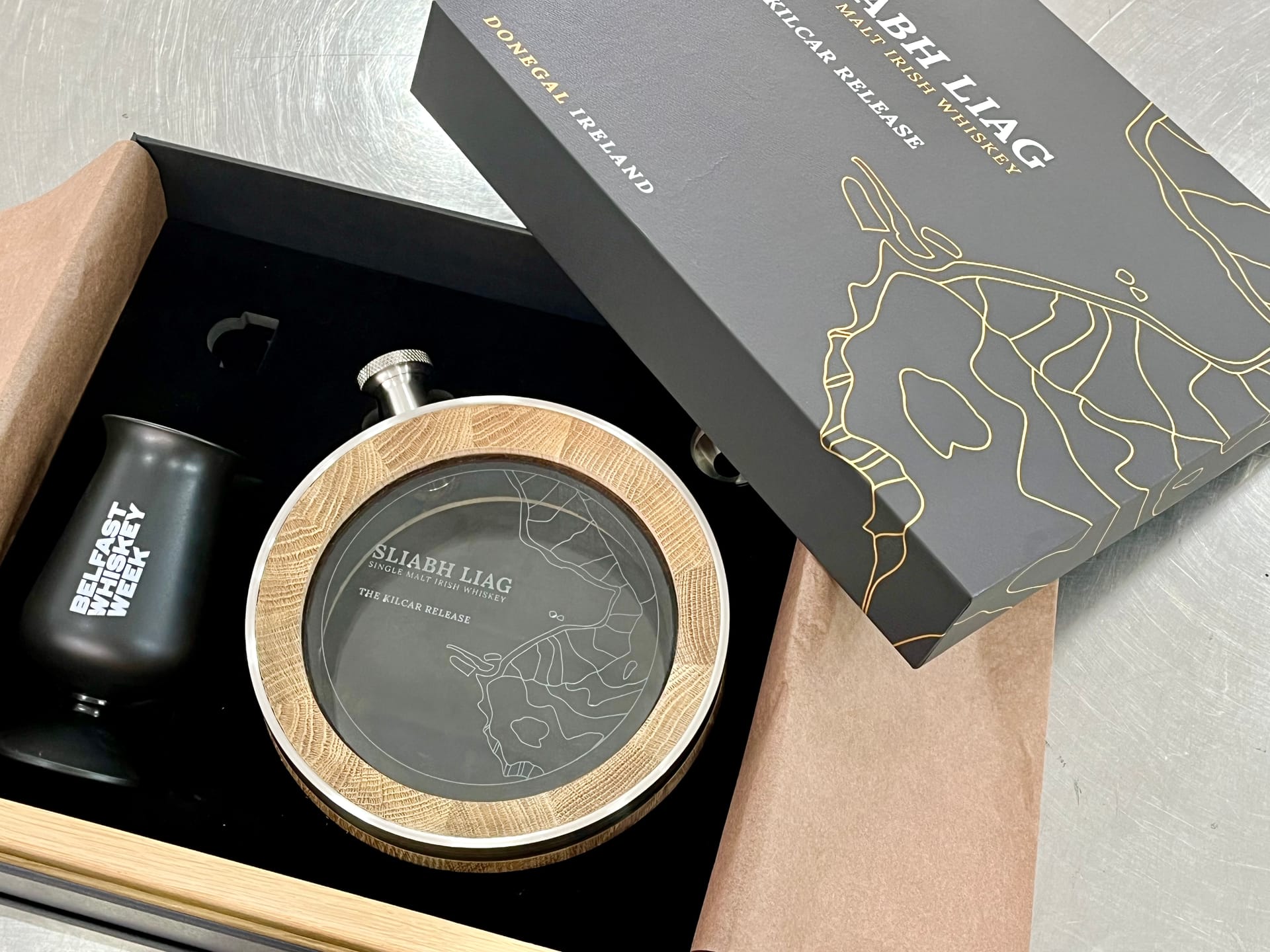 Sliabh Liag — Map artwork carried across the product and box