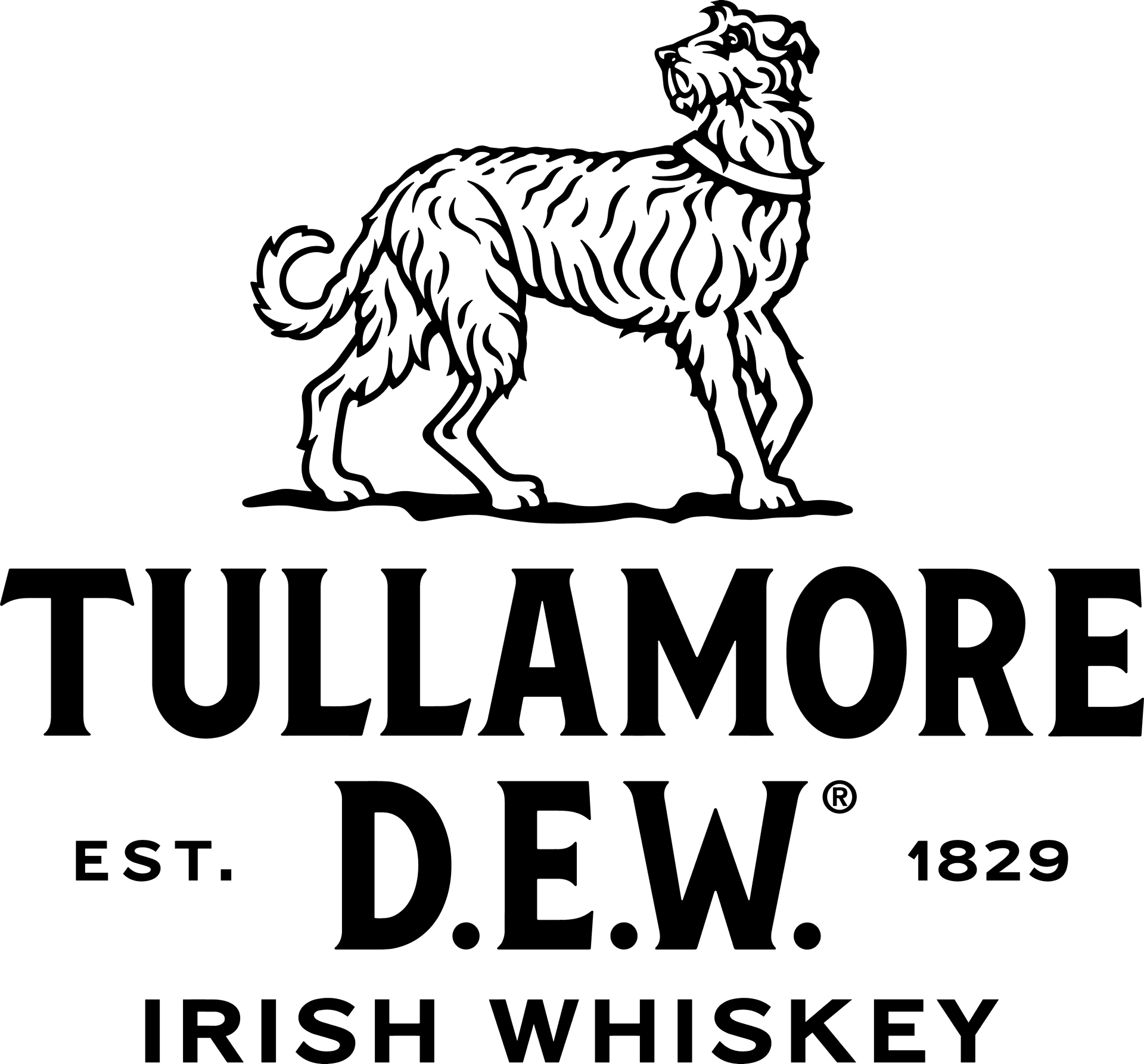 Tullamore D.E.W. whiskey brand logo