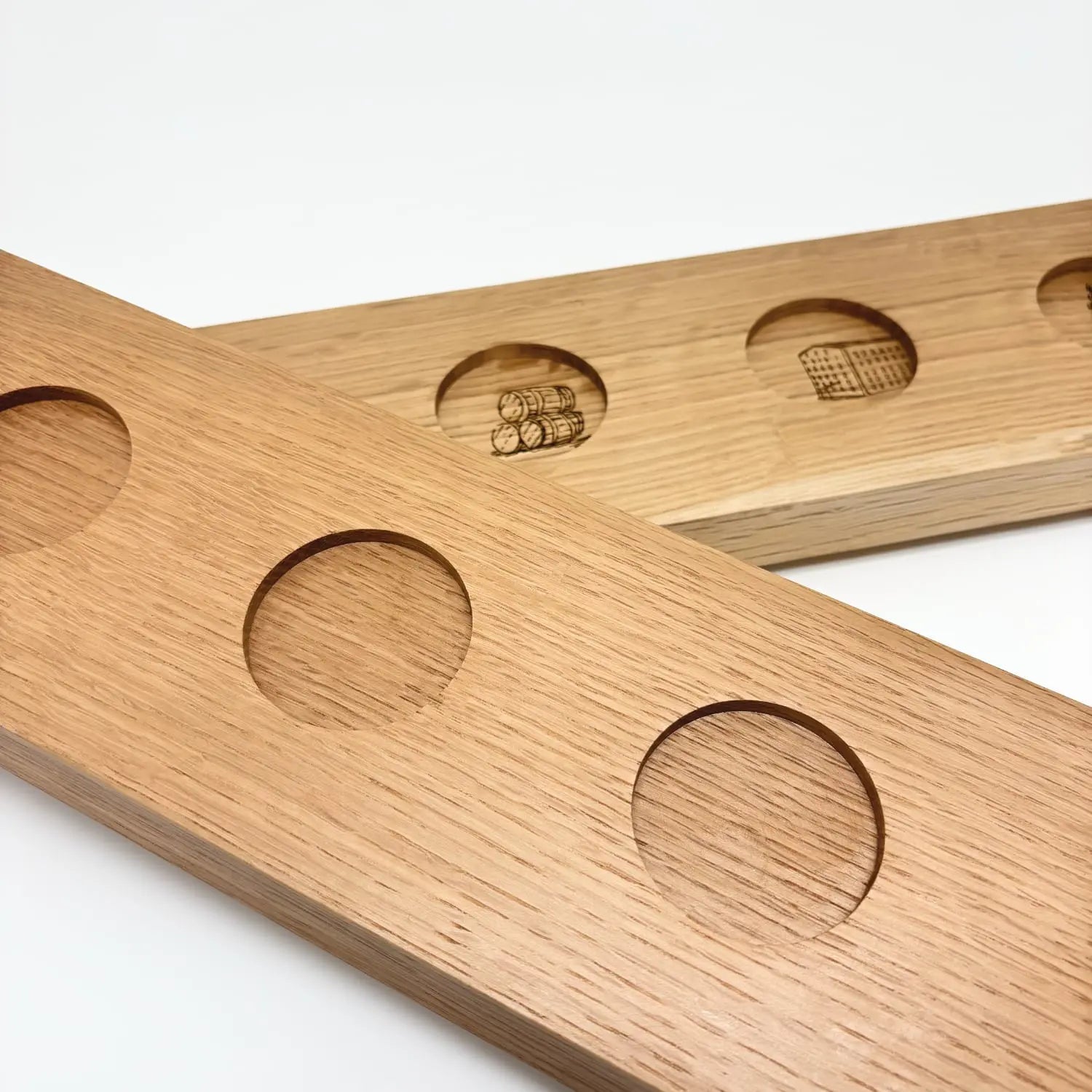 Oak Whiskey Flight Tasting Board - Junhe Supply